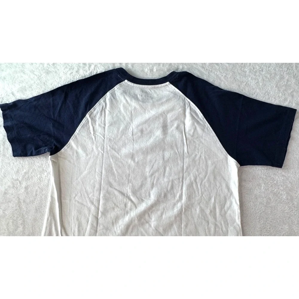 Vtg Polo Ralph Lauren‎ Tshirt Mens *XL* USA Flag Y2K 90s Raglan style Crewneck